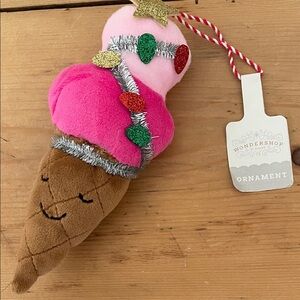 NEW Ice Cream Cone Ornament